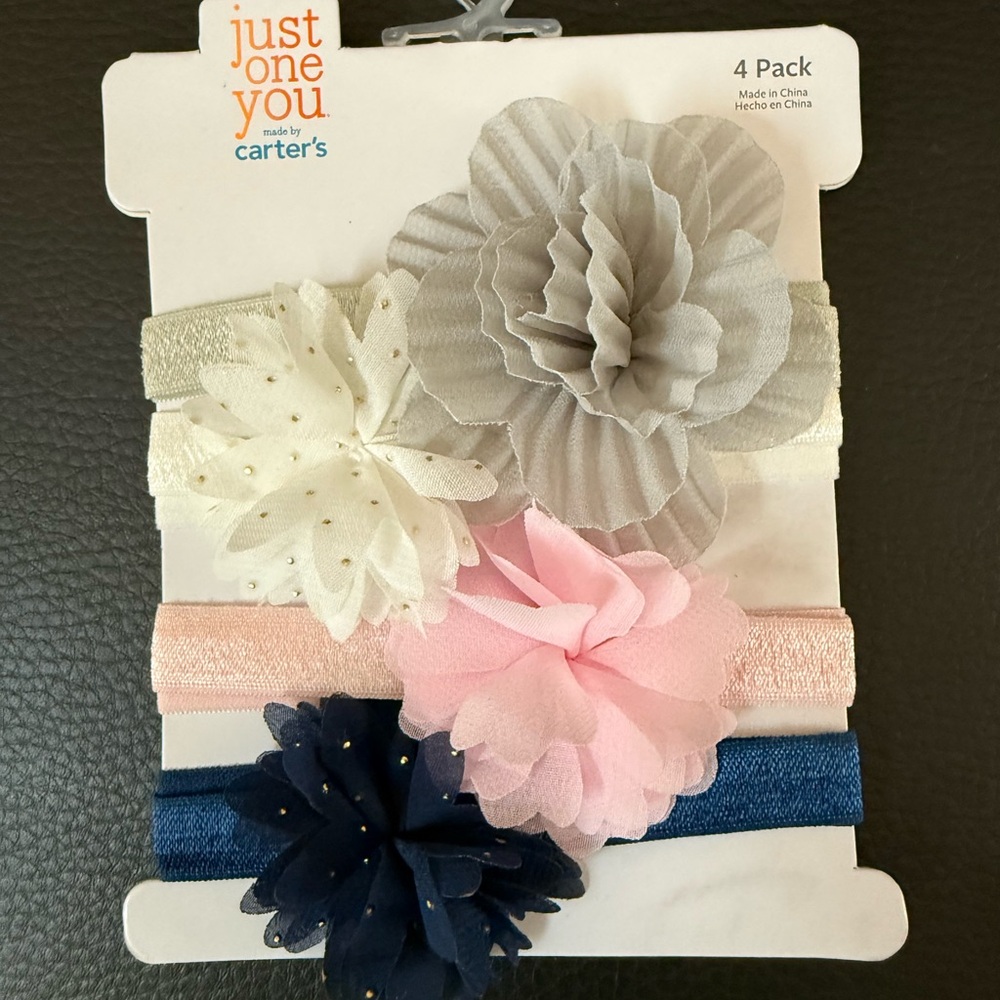 Carter's Floral Headband Set - NWT